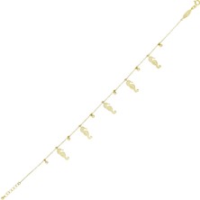 T51 Tuğrul Altın Altın Deniz Atı Halhal T066307