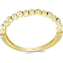 T51 Tuğrul Altın Altın Dorikalı Yüzük T073098