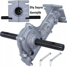 Ablacks Tırpan Toprak Çapalama Aparatı Sırt – Yan Uyumlu 26MM 9 Diş