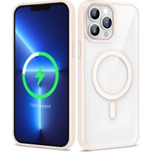 Apple iPhone 13 Pro Max Kılıf Magsafe Wireless Şarj Özellikli Silikon Zore Ege Kılıf