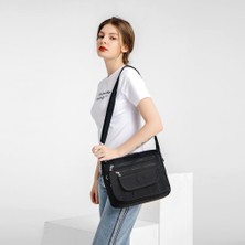 Smart Bags Krinkıl Kumaş Kadın Postacı Çantası Smart Bags 3005