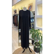 Nuss Elbise Fermuar Detayli 2054 Siyah