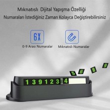 Fosforlu Araç Içi Numaratör Araba Park Tel Numaralık Park Telefon Numarası Parktel Özel