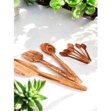 4lü Mutfak Seti- Kaşık & Spatula Seti- Kaşık Seti- Ahşap Kaşık Seti- Ahşap Kaşık