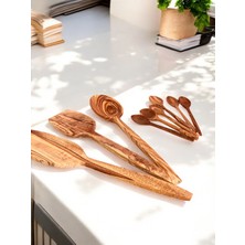 4lü Mutfak Seti- Kaşık & Spatula Seti- Kaşık Seti- Ahşap Kaşık Seti- Ahşap Kaşık