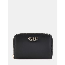 Guess Kadın Siyah Laurel Orta Boy Fermuarlı Cüzdan