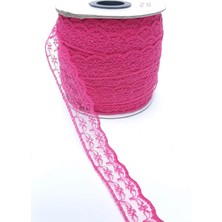 Hayalperest Boncuk Çiçek Desenli Dantel 10 Metre