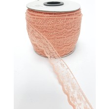 Hayalperest Boncuk Çiçek Desenli Dantel 100 Metre