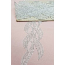 Hayalperest Boncuk Gümüş Simli Fransız Güpür Dantel