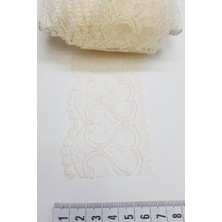 Hayalperest Boncuk Krem Kolalı Kuğu Dantel