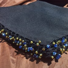 Nazar Oyalı El Yapımı Eşarp Tülbent Yazma Çeyizlik/hediyelik