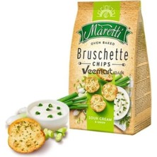 Bruschette Ekşi Krema ve Soğanlı Kızartılmış Ekmek 70 gr x 3 Adet