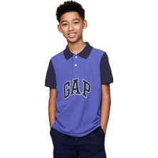 Gap Logo Colorblock Pique Polo Yaka T-Shirt - 708502