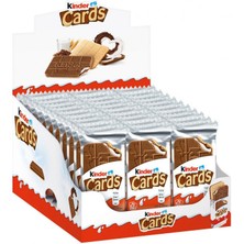 Cards Sütlü Krema ve Kakaolu Krema Dolgulu Çikolata 25,6 gr 30'lu