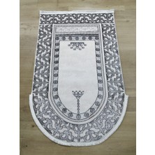 Pırlanta Çırağan Oval Kalın Yumuşak Yüzey Parlak Iplik Seccade 77 x 125  cm