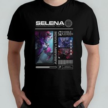 Pixxa Mobile Legends Selena Unisex %100 Pamuklu Bisiklet Yaka T-Shirt Model 1