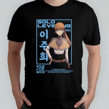 Pixxa Solo Leveling Unisex %100 Pamuklu Bisiklet Yaka T-Shirt Model 7