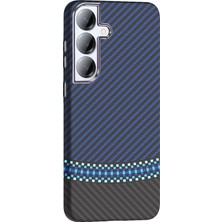 Galaxy S25 Plus Kılıf M-Safe Şarj Özellikli Karbon Fiber Görünümlü Gros Kapak