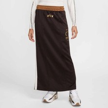 Nike Nsw Skirt  Kadın Kahverengi Uzun Etek HF5959