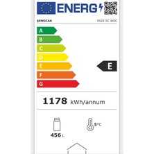 Şenocak S520 Woc Dikey Şişe Soğutucu Tek Kapı Geniş