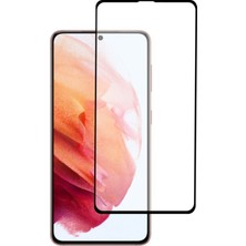 Caseart Samsung Galaxy S21 Tam Kaplayan Anti Statik Dayanıklı Süper Cam Ekran Koruyucu