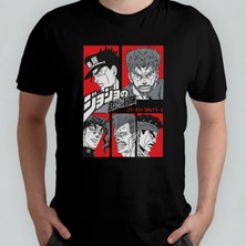 Pixxa Jojo's Bizarre Adventure Unisex %100 Pamuklu Bisiklet Yaka T-Shirt Model 2