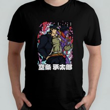 Pixxa Jojo's Bizarre Adventure Unisex %100 Pamuklu Bisiklet Yaka T-Shirt Model 3