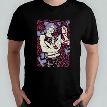 Pixxa Jojo's Bizarre Adventure Unisex %100 Pamuklu Bisiklet Yaka T-Shirt Model 4