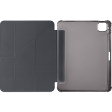 FUJİMAX Apple iPad 11.nesil A16 11 Inç Kılıf Yatay ve Dikey Standlı Uyku Modlu Kalemlikli Trifold Arkası Soft Silikon Smart Kılıf