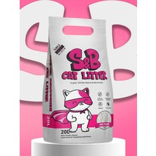 S&b Super Bentonite 20 Litre Bebek Pudralı Topaklaşan Kedi Kumu