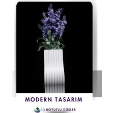 Modern Şık Mermer Desen Tasarım Vazo
