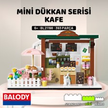 Balody Mini Dükkan Serisi – Kafe (BL21198) – Mini Blok Yapı Oyuncakları Seti