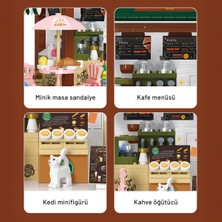 Balody Mini Dükkan Serisi – Kafe (BL21198) – Mini Blok Yapı Oyuncakları Seti