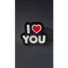 I Love You Seni Seviyorum Dekoratif Aydınlatma LED Gece Lambası