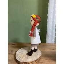 Amigurumi Anna Bebek Oyun Arkadaşı Organik Oyuncak