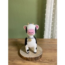 Amigurumi Sevimli Buzağı Oyun & Uyku Arkadaşı Organik Oyuncak