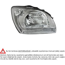 Leoparts Kia Sportage Far Lambası Sağ (Manuel) 2005-2008 92102-1F010