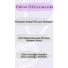 Trend Robo 925 Ayar Gümüş Kar Tanesi Kolye