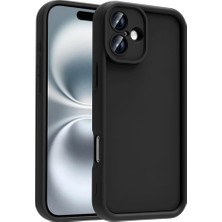 Iphone 16 Uyumlu Kılıf Kamera Korumalı Kenarları Şişkin Yumuşak Şık Slikon Kapak