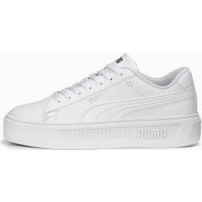 Puma Smash Platform V3 Beyaz Kadın Sneaker 390758-01