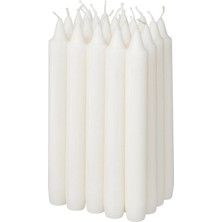 IKEA Nejlıksyren Şamdan Mumu, Beyaz, 6 Saat, 19 cm