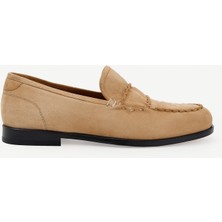 Saraç Detaylı Deri Loafer