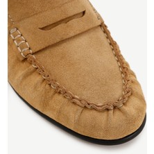 Saraç Detaylı Deri Loafer