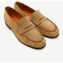 Saraç Detaylı Deri Loafer