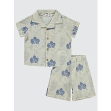 Civil Baby  Erkek Bebek Şortlu Takım 6-18 Ay Indigo