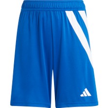 Adidas Bağlamalı Bel Normal Mavi - Beyaz Erkek Çocuk Şort IK5733-FORTORE23 Sho Y