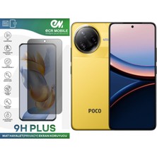 ECR MOBILE Poco F7 Ultra Ekran Koruyucu Tam Uyumlu 9h Esnek Nano Kırılmayan Mat Hayalet(Privacy)