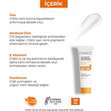 Sinoz Spf 50 Leke Karşıtı Yüksek Koruyucu Yüz Güneş Kremi 50 ml Normal Ve Kuru Ciltler Için
