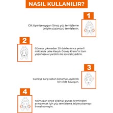 Sinoz Spf 50 Leke Karşıtı Yüksek Koruyucu Yüz Güneş Kremi 50 ml Normal Ve Kuru Ciltler Için