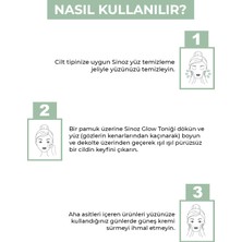 Sinoz Canlandırıcı Peeling Etkili Glow Tonik Glycolic Acid %5 200 ml